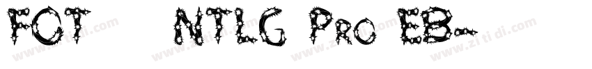 FOT ロダンNTLG Pro EB字体转换